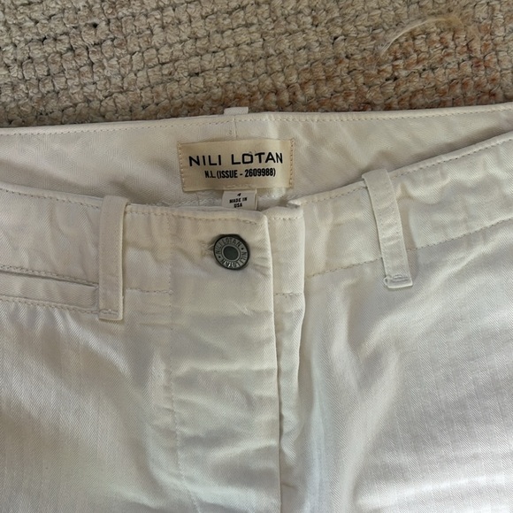 Nili Lotan white straight leg pants - Picture 2 of 3